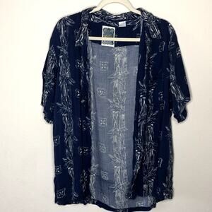 Ocean Current Vintage Hawaiian Shirt XL